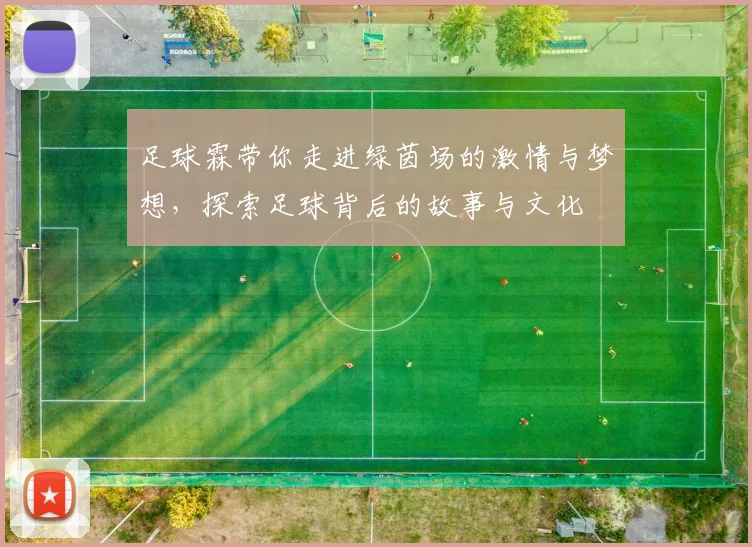 足球霖带你走进绿茵场的激情与梦想，探索足球背后的故事与文化